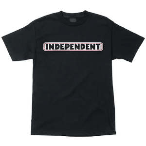 Independent Bar Logo T-Shirt Black