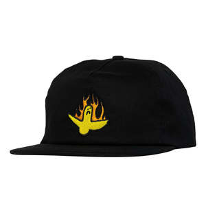 Krooked: Krooked Firebird Snapback Black