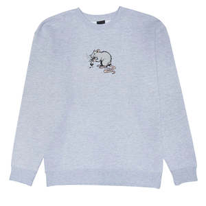 Real: Real  Street Cleaner Crewneck (Heather Grey)