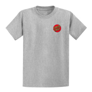 Santa Cruz: Santa Cruz Classic Dot T-Shirt Grey Marle