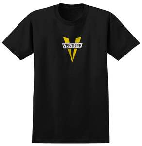 Venture: Venture Heritage T-Shirt Black/Yellow
