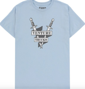 Venture Crest Tee Light Blue