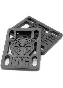 Hardware: Pig Riser Pads 1/4" Black