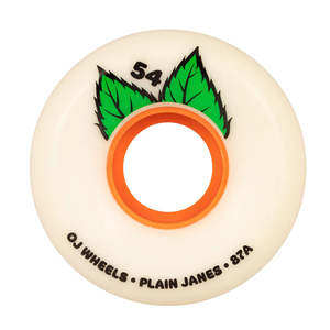 OJs Plain Jane Keyframe Wheel 54mm/ 87a White