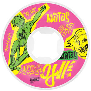 Skateboard Wheels: OJ Natas Neon Original Hardline 95A 58MM Wheels