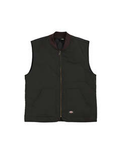Jackets: Dickies Vincent Vest Dark Olive