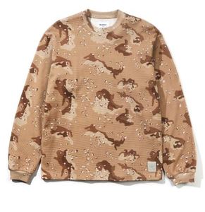Butter Goods Waffle Long Sleeve T-Shirt Desert Camo