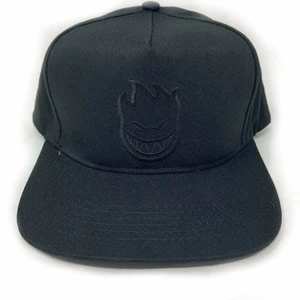 Spitfire Bighead Snapback Cap Black/Black