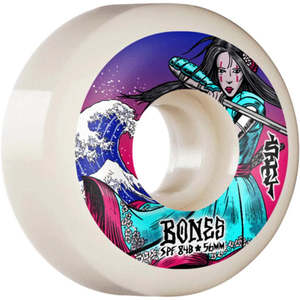 Wheels 52mm: Bones SPF Brown Warrior P5 Sidecut 84B 54mm