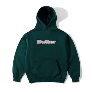 Hoodies: Butter Goods Ripstop Logo Applique Hood Forest