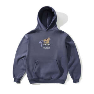 Hoodies: Butter Goods Canine Pullover Hood Steel