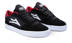 Lakai: Lakai X Public Enemy Cambridge Shoe Black/Red