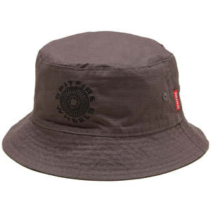 Bucket: Spitfire Classic 87 Reversible Bucket Hat Charcoal/Black