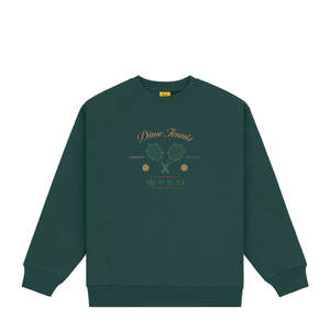 Crew Necks: Dime Court Crewneck Rainforest