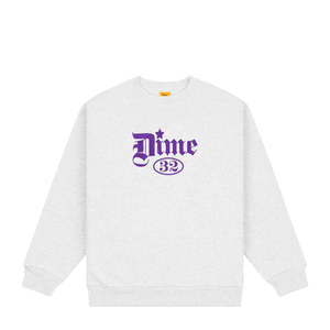 Crew Necks: Dime Exe Crewneck Ash