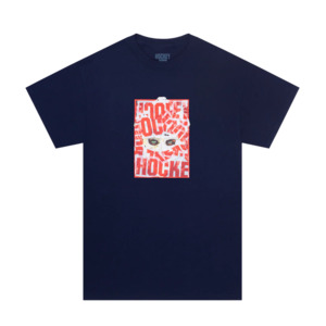 Hockey: Hockey War All Over Tee Navy