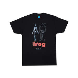 Frog Skateboards: Frog Skateboards Vector World T-Shirt Black