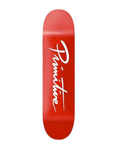 Primitive: Primitive Neuvo Script Deck Red 8.125"