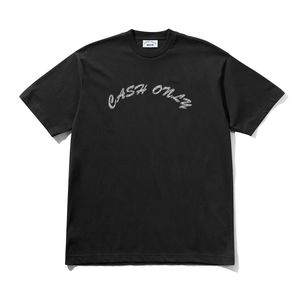 T Shirts: Cash only Diamond Plate Logo tee Black
