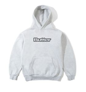 Hoodies: Butter Goods Radiant Logo Hoodie Ash