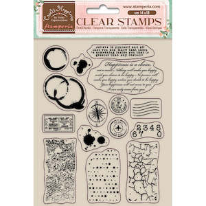 Stamperia - Create Happiness - "Elements" Acrylic Stamp 14x18cm