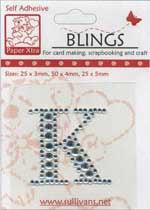 Bling Sullivans: Sullivans - Rhinestone Alphas - K