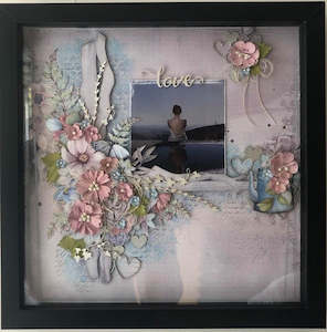 Embellish It - 12x12" Shadow Box Frame - Black