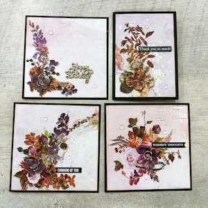 Embellish It: Plum Grove Card Kit - Set of Four Cards