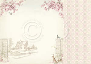 Pion Design - Cherry Blossom Lane - 12x12 "Cherry Blossom Lane"