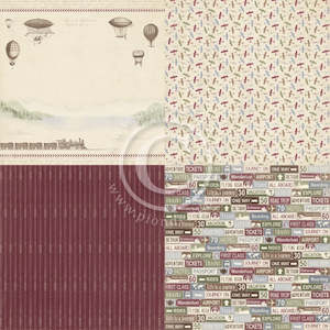 Pion Design 6x6 The World Awaits: Pion Design - The World Awaits - 6x6 Paper "Wanderlust"