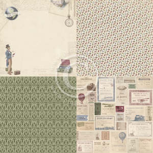 Pion Design - The World Awaits - 6x6 Paper "Adventure Awaits"