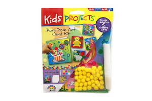 Kids Krafts: Colorific - Kids Projects - Pom Pom Art Cardmaking Kit