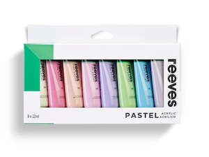 Reeves - Acrylic Paint Set -Pastel (8 Set)