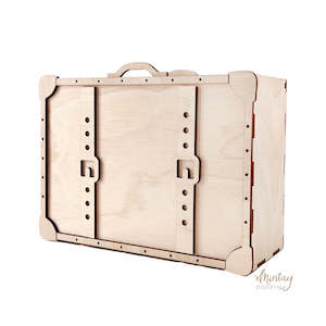 Chipboard Mintay: Mintay Woodies - Suitcase Box (Special Introductory Price)