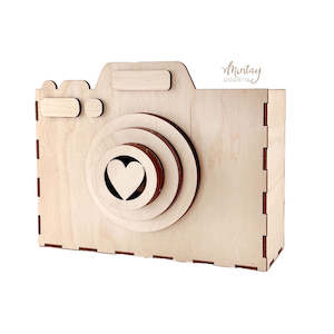 Chipboard Mintay: Mintay Woodies - Camera Box (Special Introductory Price)
