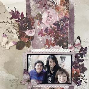 Embellish It: Flight of Fancies Layout with Bonus Card by Juanita Patrick