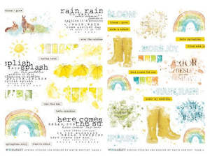 **Pre-Order** 49 and Market - Vintage Bits 6x8 Rub-ons - Spring Stories (ETA End Jan 25)