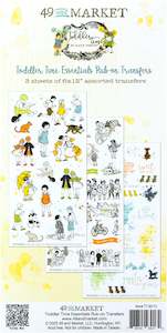 49 and Market - Toddler Time - 6x12 Essentials Rub-ons