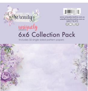 Uniquely Creative - Serenity - 6x6 Collection Pack