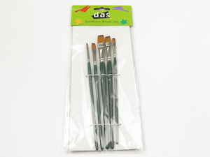 Das - Synthetic Flat Brush Set (5pk)
