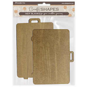 Chipboard Stamperia: Stamperia - MDF Crafty Shapes - Art of Travelling - Suitcases