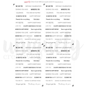 Uniquely Creative - Colour Crush - A4 Mini Cut-A-Part Sheet