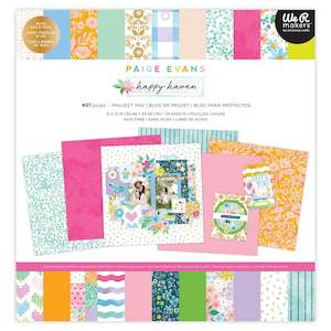 American Crafts - Paige Evans - Happy Haven - 12x12 Project Paid with Sticker Sh&hellip;