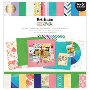 **Pre-Order** Vicki Boutin - Cut & Paste - 12x12 Project Pad with Sticker Sheets&hellip;