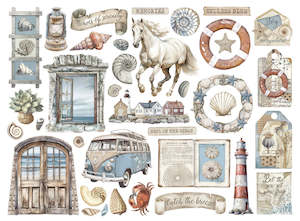 Chipboard Stamperia: Stamperia - Silent Sea - Die Cuts