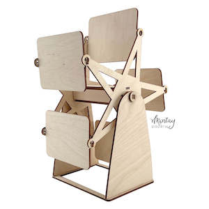 Chipboard Mintay: Mintay Woodies - Decor - Ferris Wheel Photo Frames