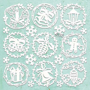 Chipboard Mintay: Mintay Chippies - Xmas Decors