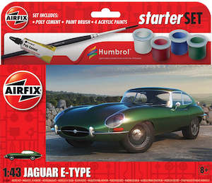 Airfix: Airfix - Small Starter Set - Jaguar E-Type ((Skill Level 1)