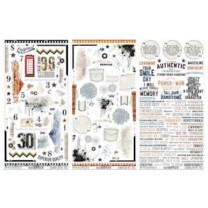 49 and Market - Rust & Revs 2.0 - 6x12 Rub-ons