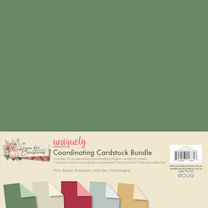 Uniquely Creative - Home For Christmas - 12x12 Coordinating Cardstock Bundle (10pk)
